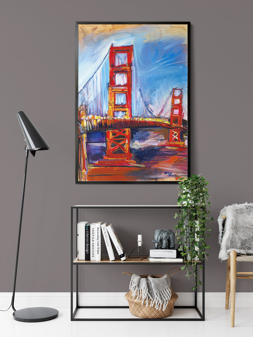 Goldengate by Drew Davis — Canvas Print, 16×20 in