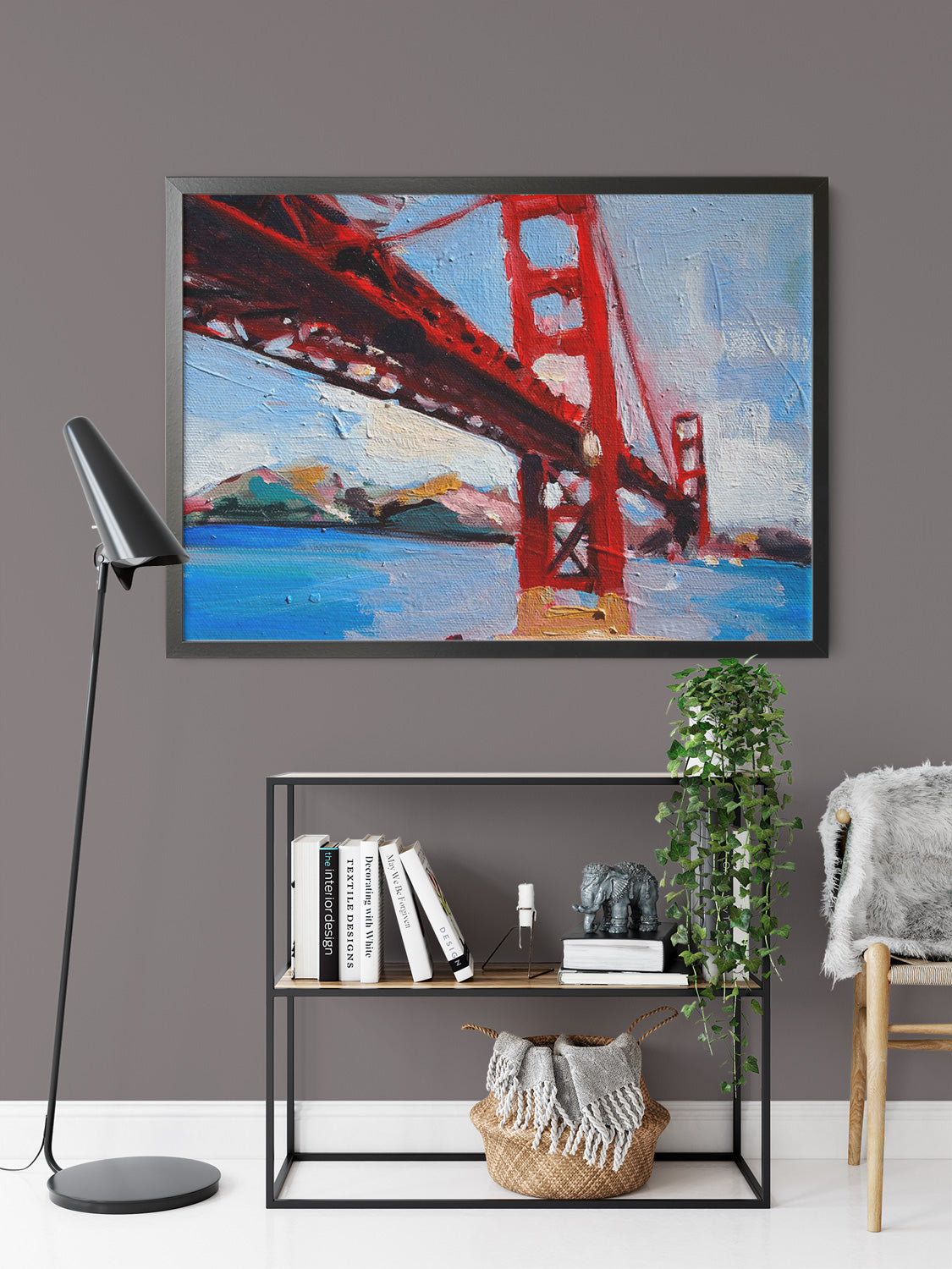 Goldergate Bridge Study by Drew Davis — Canvas Print, 8×10 in