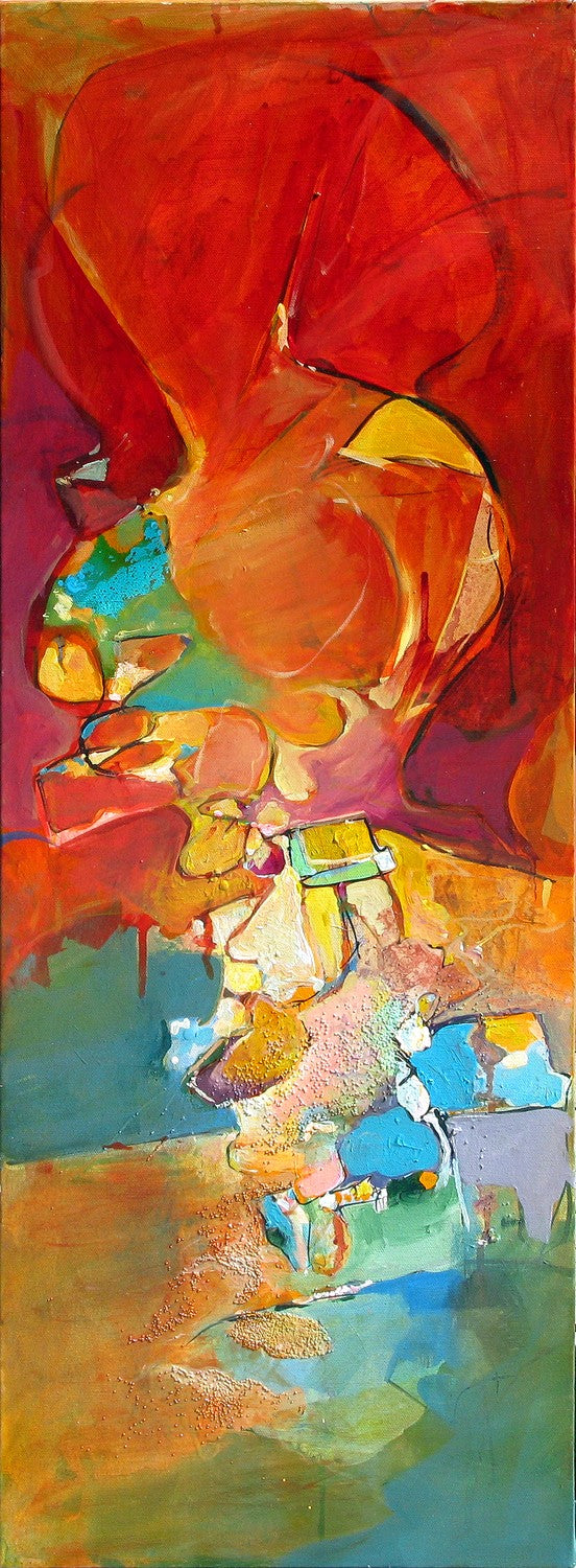 Grow2 by Drew Davis — Canvas Print, 12×36 in