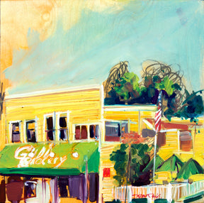 Guss Market by Drew Davis — Canvas Print, 12×12 in