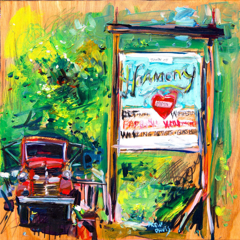 Harmony by Drew Davis — Canvas Print, 12×12 in