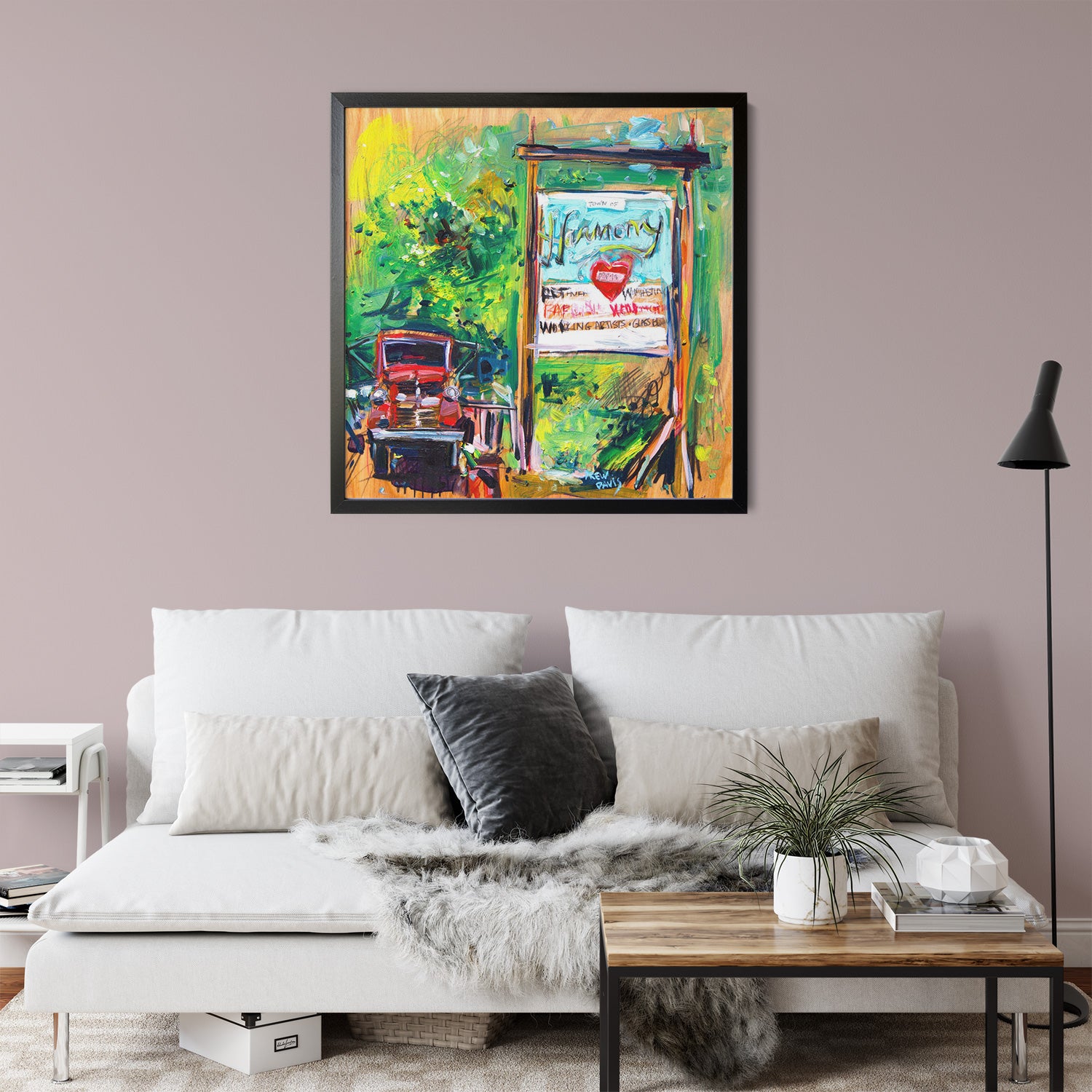 Harmony by Drew Davis — Canvas Print, 12×12 in