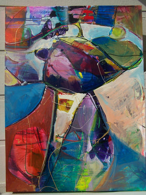 Hart Beet by Drew Davis — Canvas Print, 36×48 in