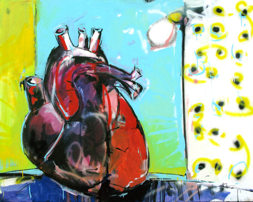 Heart Beat by Drew Davis — Canvas Print, 48×60 in