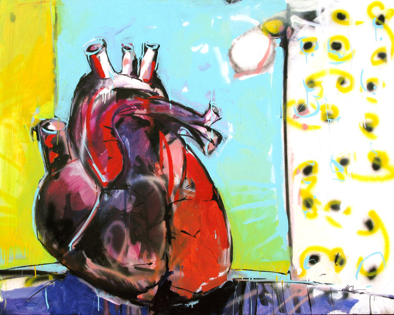 Heart Beet by Drew Davis — Canvas Print, 48×60 in