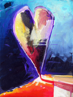 Heart On Edge by Drew Davis — Canvas Print, 11×14 in