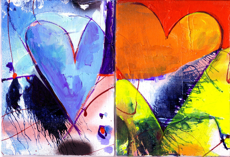 Hearts 3 by Drew Davis — Canvas Print, 10×7 in