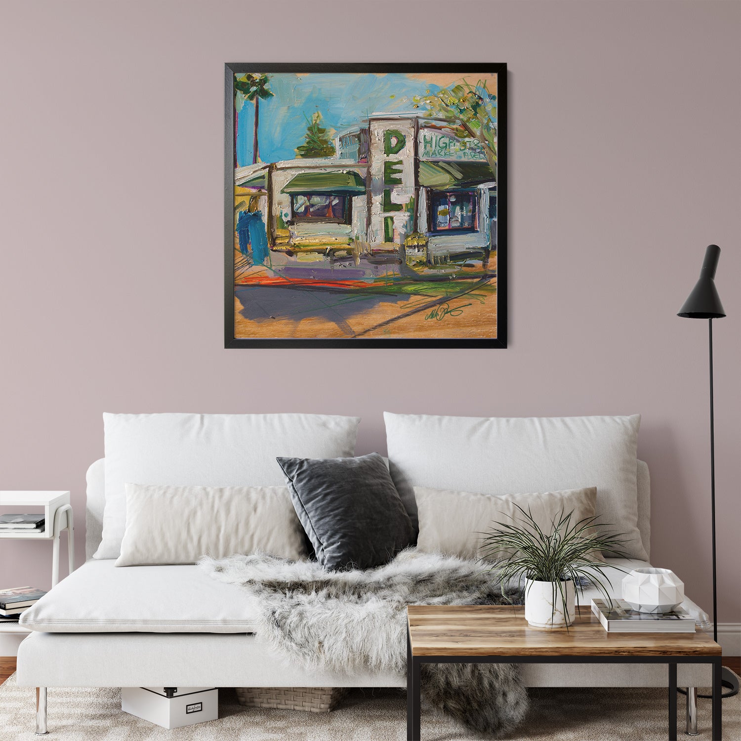 High Street 420 by Drew Davis — Canvas Print, 12×12 in