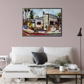 High Street Deli by Drew Davis — Canvas Print, 12×16 in