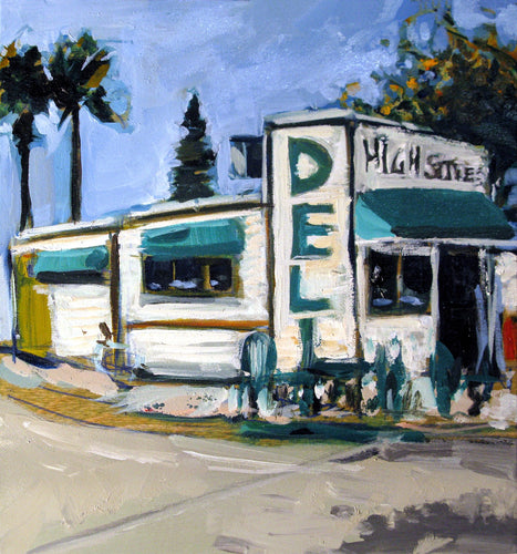 Highstreet1 by Drew Davis — Canvas Print, 12×12 in