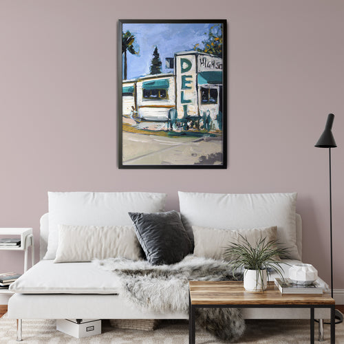 Highstreet1 by Drew Davis — Canvas Print, 12×12 in