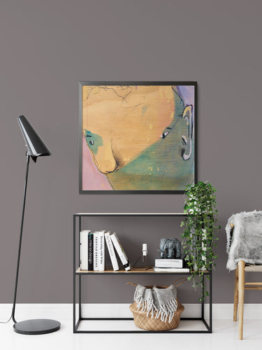 Hmmm by Drew Davis — Canvas Print, 8×8 in