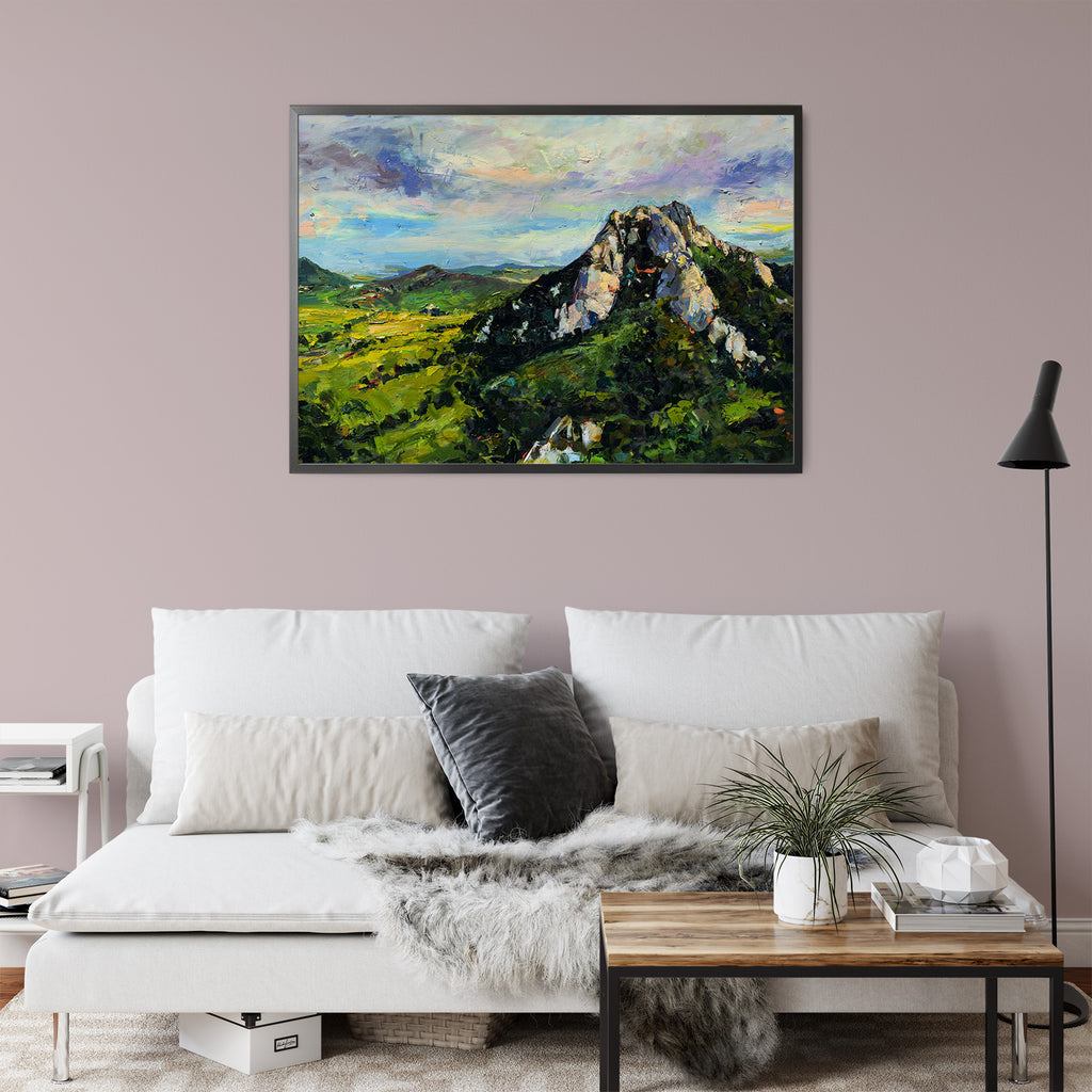 Hollister Peak Sky View by Drew Davis — Canvas Print, 48×36 in