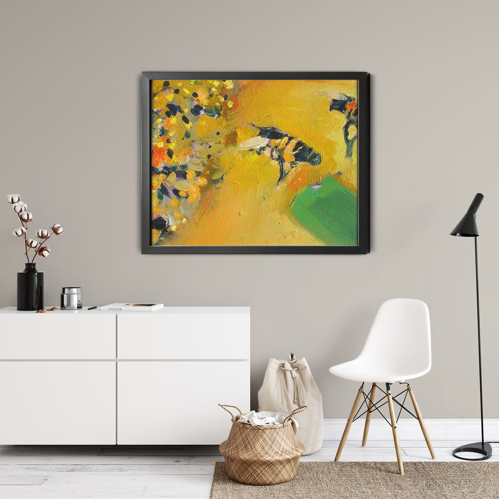 Honey Bees by Drew Davis — Canvas Print, 8×10 in