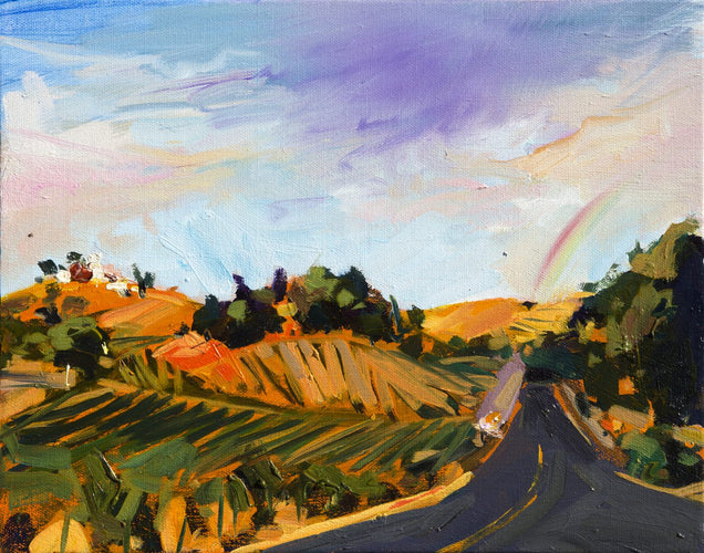 Hwy 46 Vineyards by Drew Davis — Canvas Print, 11×14 in