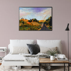 Hwy 46 Vineyards by Drew Davis — Canvas Print, 11×14 in