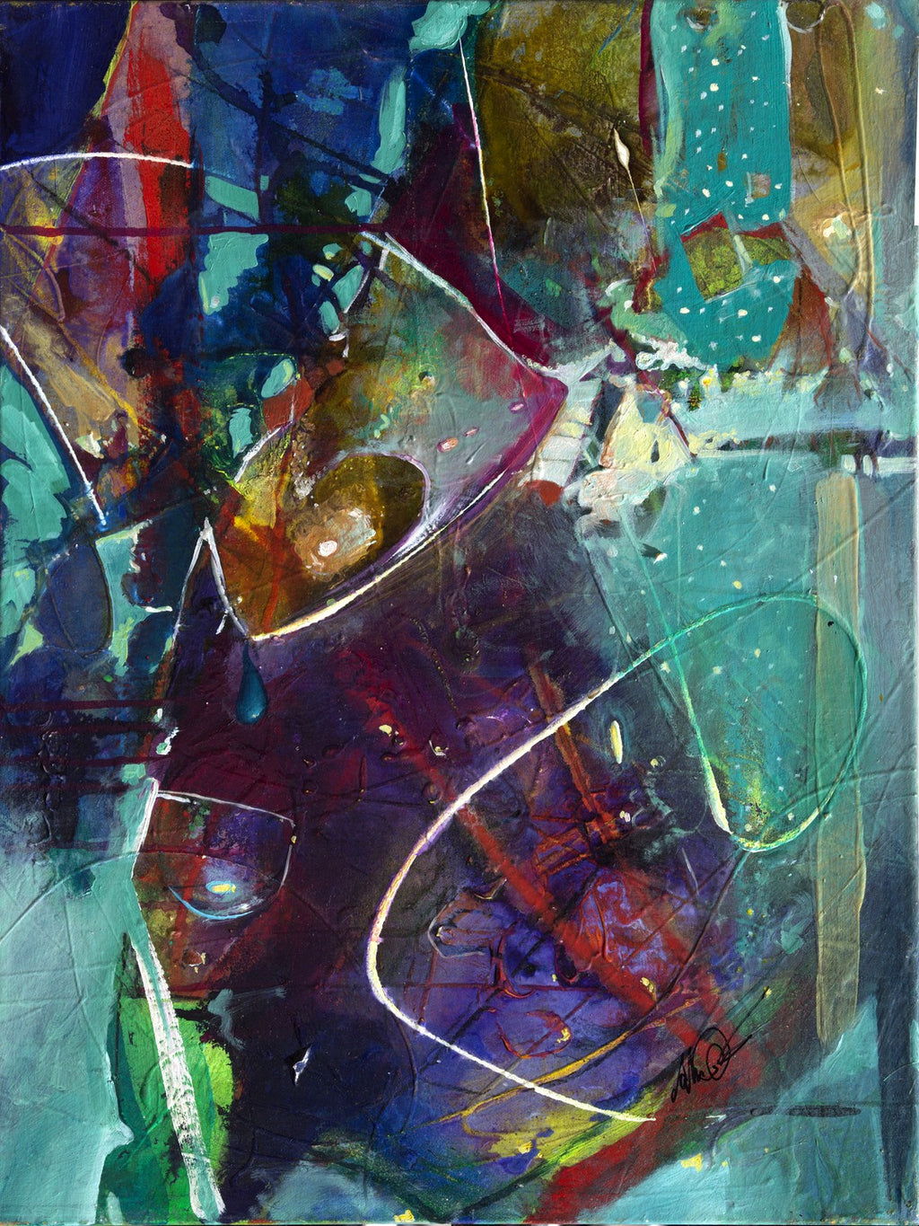 Hypertension by Drew Davis — Canvas Print, 18×24 in