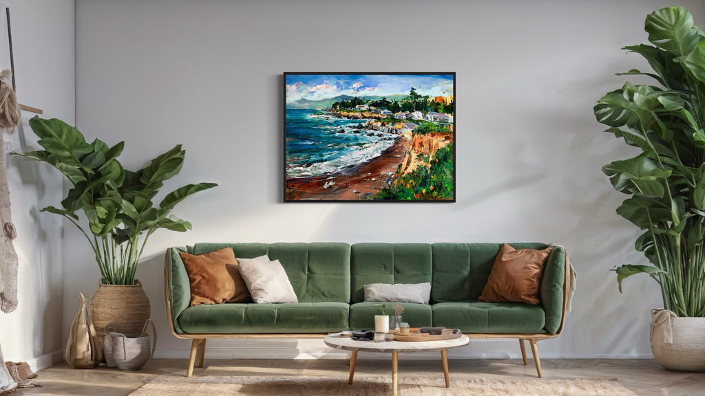 Fiscalini Ranch Cliff View| 36x48 | Original Oil on Canvas