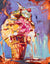 Ice Cream Disaster 1 | 11x14 | Oil on canvas panel