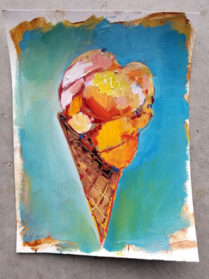Icecream Cone 5 by Drew Davis — Canvas Print, 11×14 in