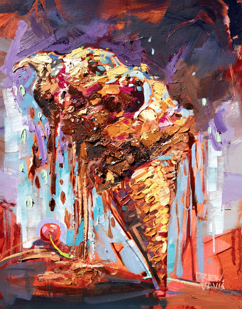 Icecream Disaster 2 by Drew Davis — Canvas Print, 11×14 in