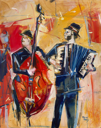 Jazz 1 by Drew Davis — Canvas Print, 16×20 in