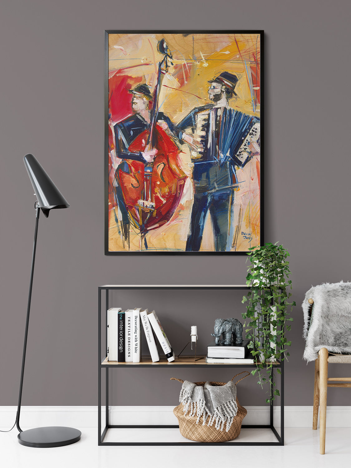 Jazz 1 by Drew Davis — Canvas Print, 16×20 in