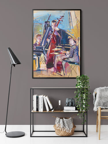 Jazz 3 Smaller by Drew Davis — Canvas Print, 16×20 in