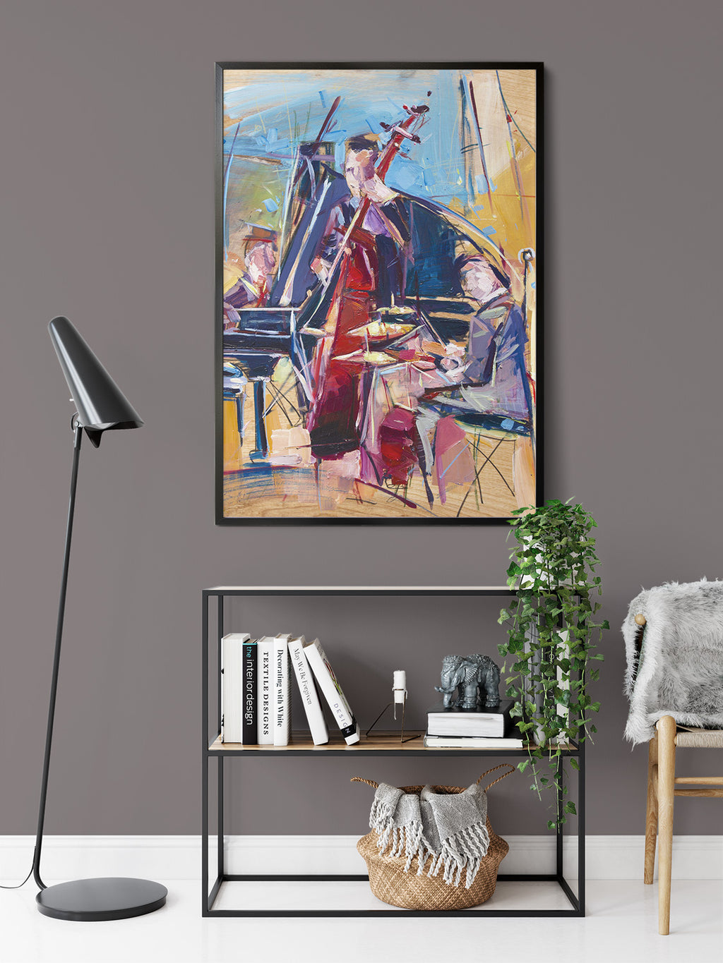 Jazz 3 Smaller by Drew Davis — Canvas Print, 16×20 in