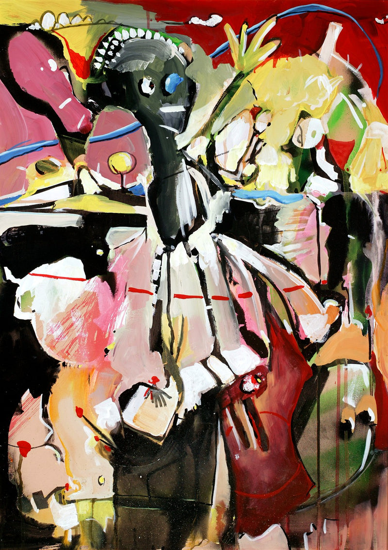 Jungle Hop by Drew Davis — Canvas Print, 20×24 in