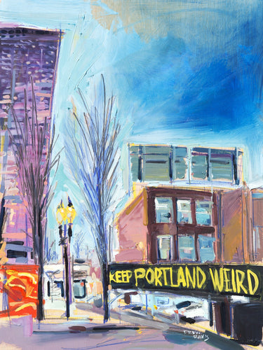 Keep Portland Weird by Drew Davis — Canvas Print, 18×24 in