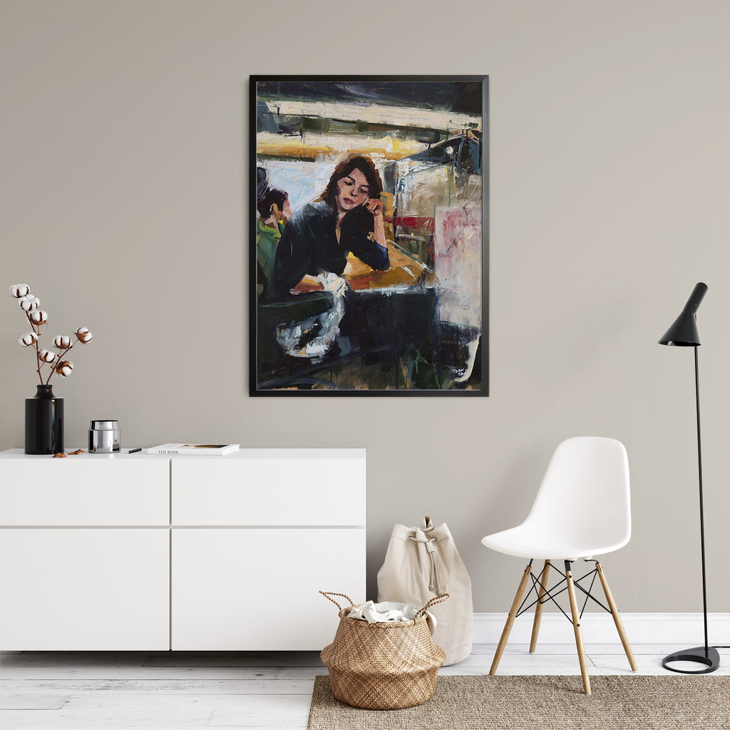 Leaving Paris by Drew Davis — Canvas Print, 18×24 in