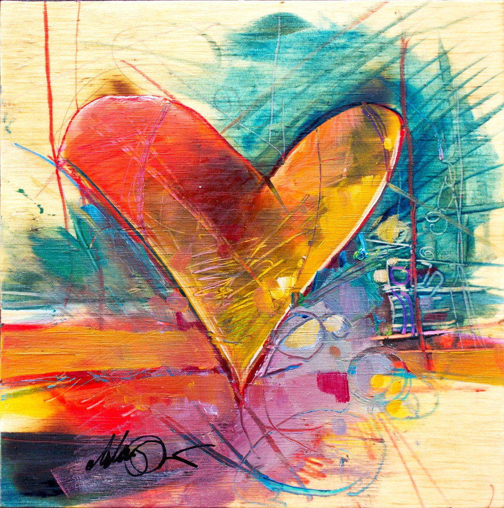 Love Is Joy by Drew Davis — Canvas Print, 8×8 in