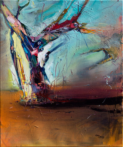 Mystical Woodlands by Drew Davis — Oil on Canvas, 43×56 in