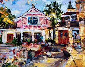 Madonna Inn by Drew Davis — Canvas Print, 11×14 in