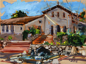 2022 | Mission Afternoon | 9×12 | SOLD - Prints Available