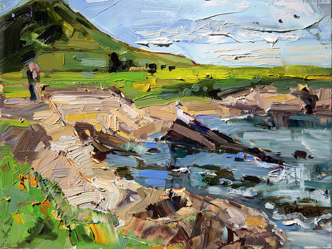 Montana De Oro Cliffs by Drew Davis — Canvas Print, 9×12 in