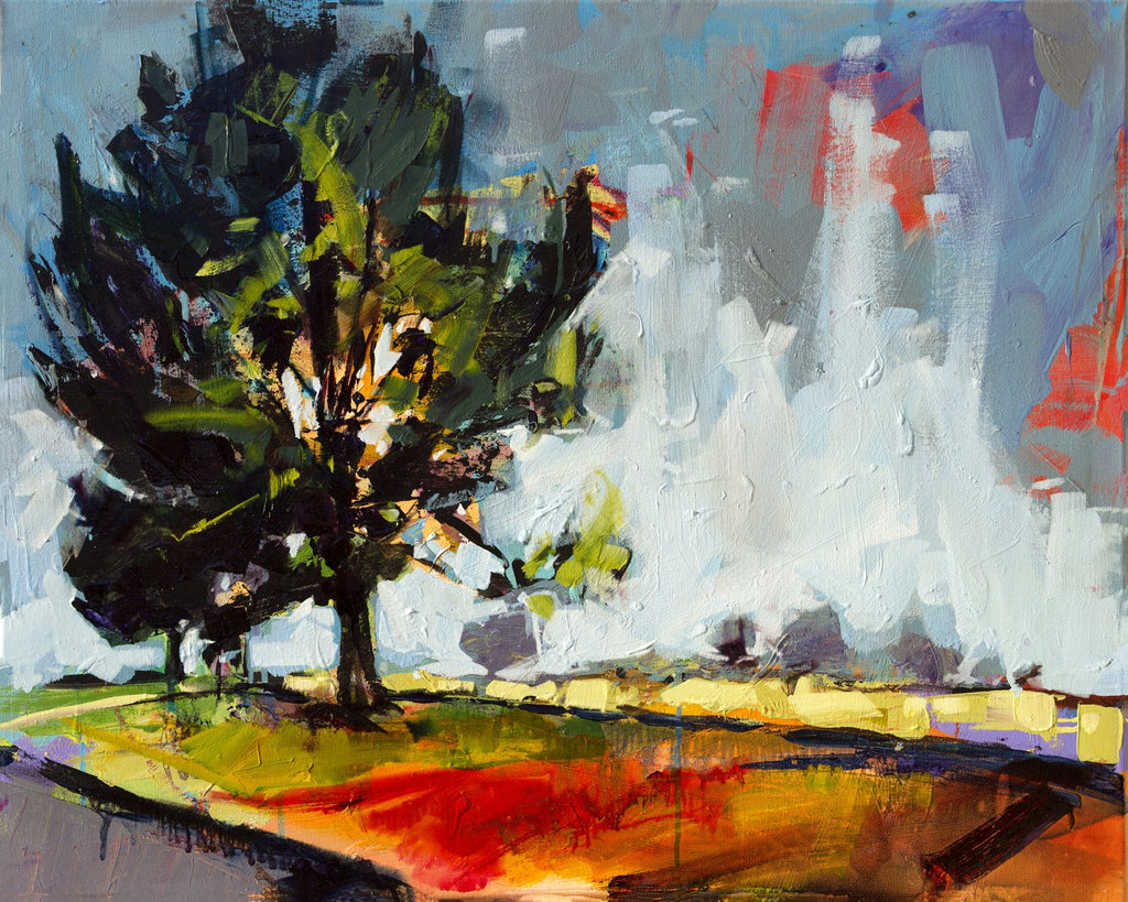 Morning Tree by Drew Davis — Canvas Print, 24×30 in