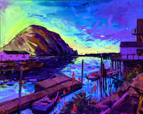 Morro Bay Sunset Glow - View 2