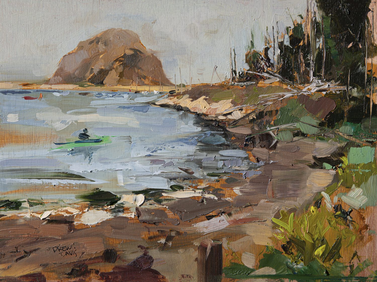 Morro Fog by Drew Davis — Canvas Print, 24×32 in