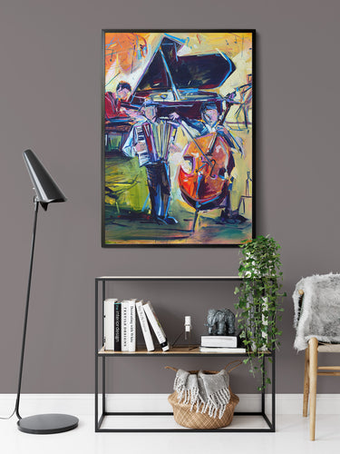 Musical Commission by Drew Davis — Canvas Print, 24×30 in