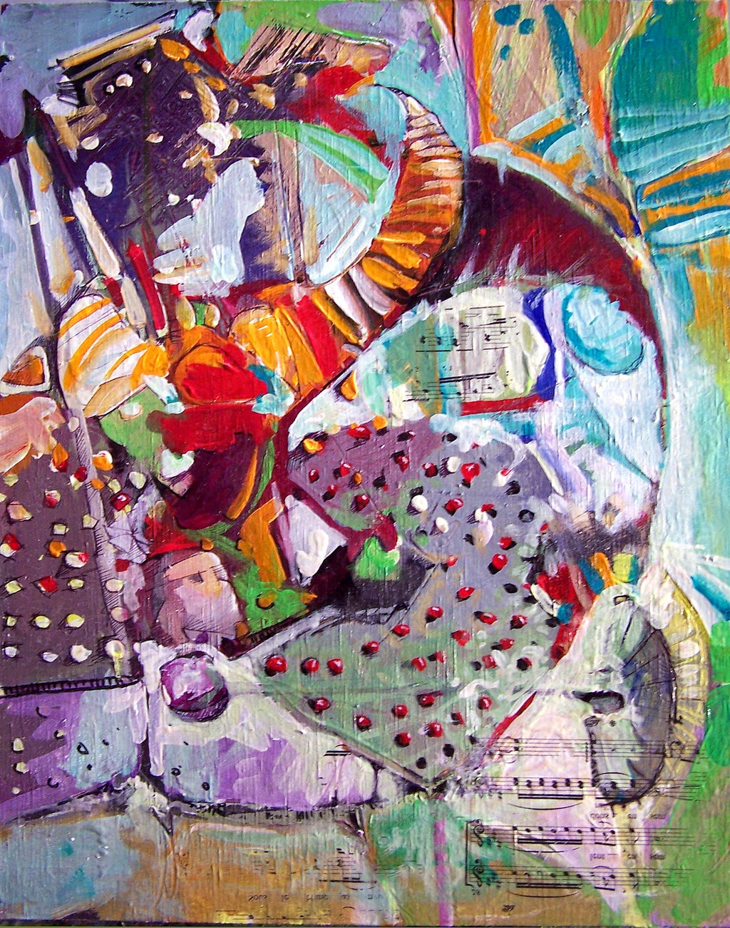 Musical Mind by Drew Davis — Canvas Print, 11×14 in