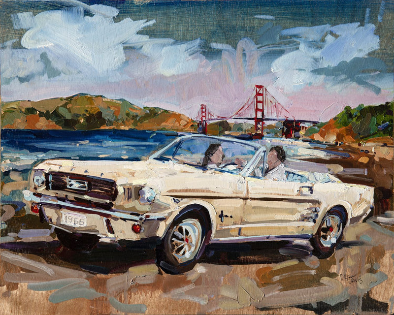 Mustang by Drew Davis — Canvas Print, 16×20 in