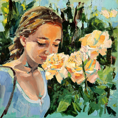 Nattie by Drew Davis — Canvas Print, 10×10 in