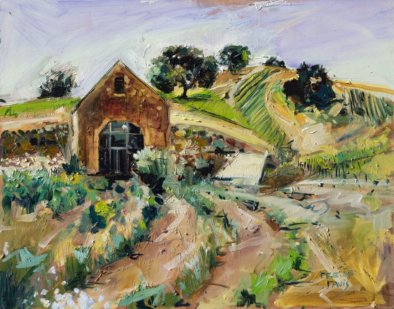 【油彩画】バーナード・ウィン 『Paso Robles Farmhouse』 油彩画】バーナード・ウィン 『Paso Robles Farmhouse』 Paso Robles