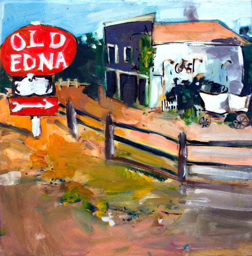 Old Edna 1 by Drew Davis — Canvas Print, 12×12 in