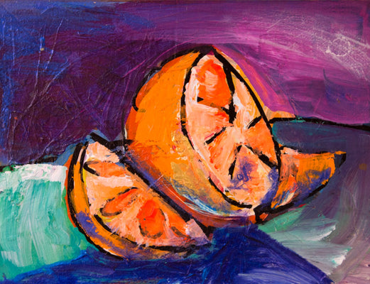 Orange Glow by Drew Davis — Canvas Print, 9×12 in