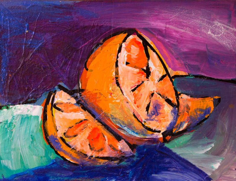 Orange Glow by Drew Davis — Canvas Print, 9×12 in