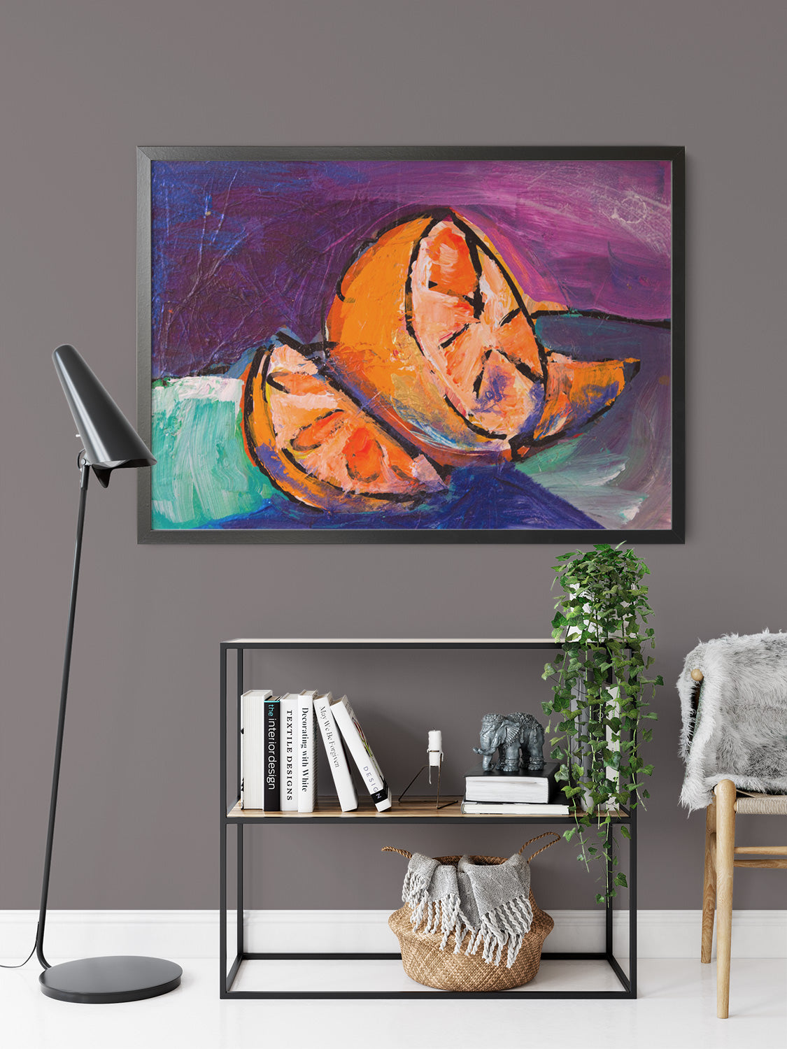 Orange Glow by Drew Davis — Canvas Print, 9×12 in