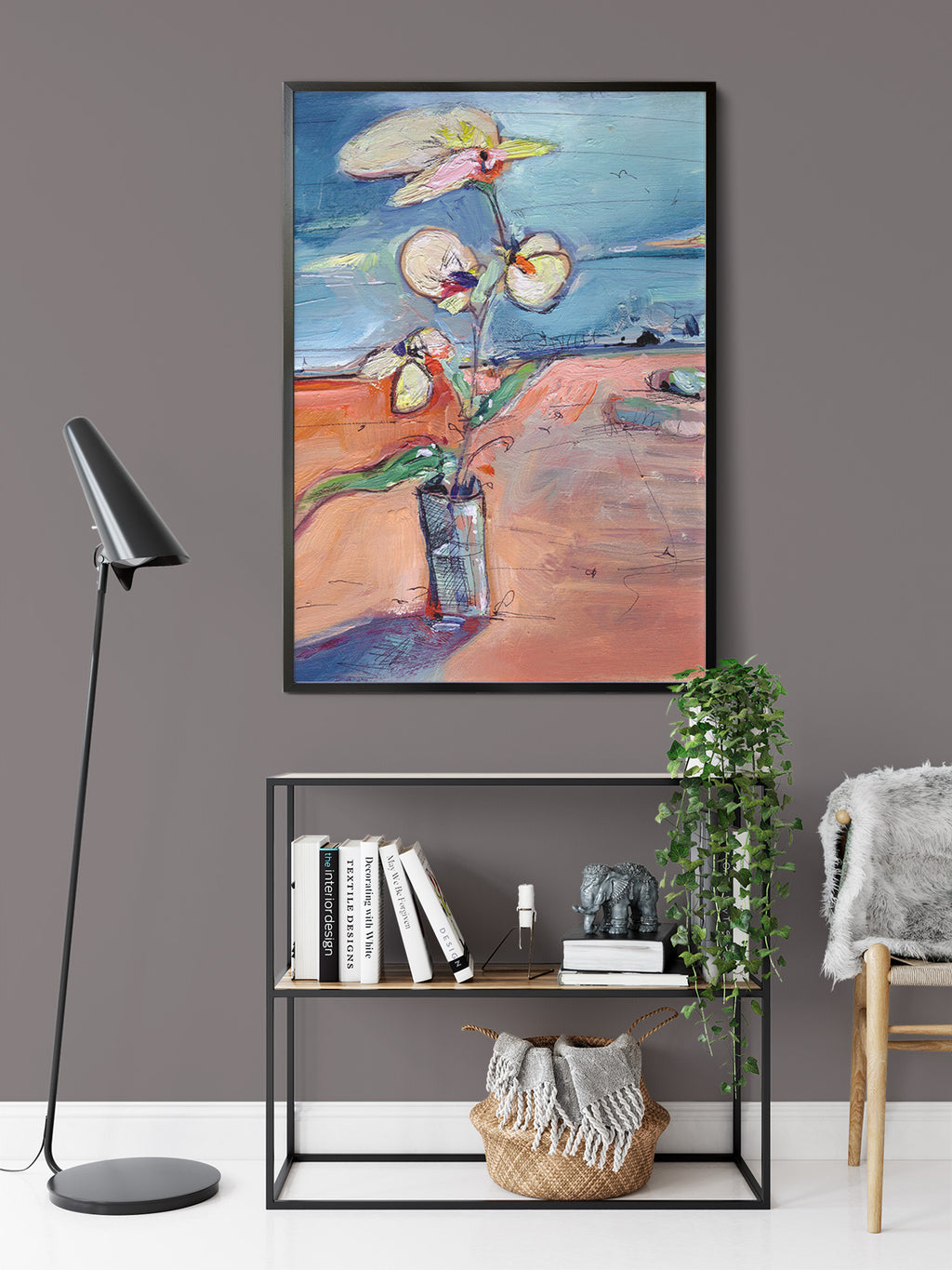 Orchid by Drew Davis — Canvas Print, 8×8 in